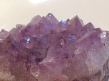quartz crystals (amethyst)