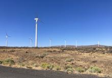 wind turbine farm